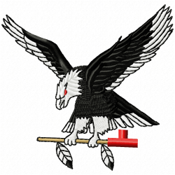 Eagle And Falcon Embroidery Design 8 Eagle And Falcon Embroidery Design 8